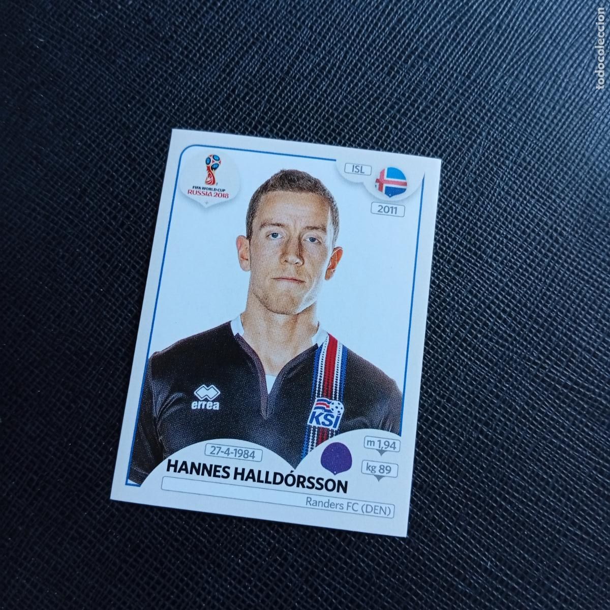Cartes &agrave; collectionner de Football: 294 HALLDORSSON ISLANDIA PANINI MUNDIAL RUSIA 2018 CROMO FUTBOL 18 - SIN PEGAR - /CJ2