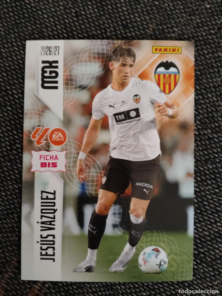 Cromos de f&uacute;tbol: 351 bis Jes&uacute;s V&aacute;zquez Valencia megacracks 2026-27