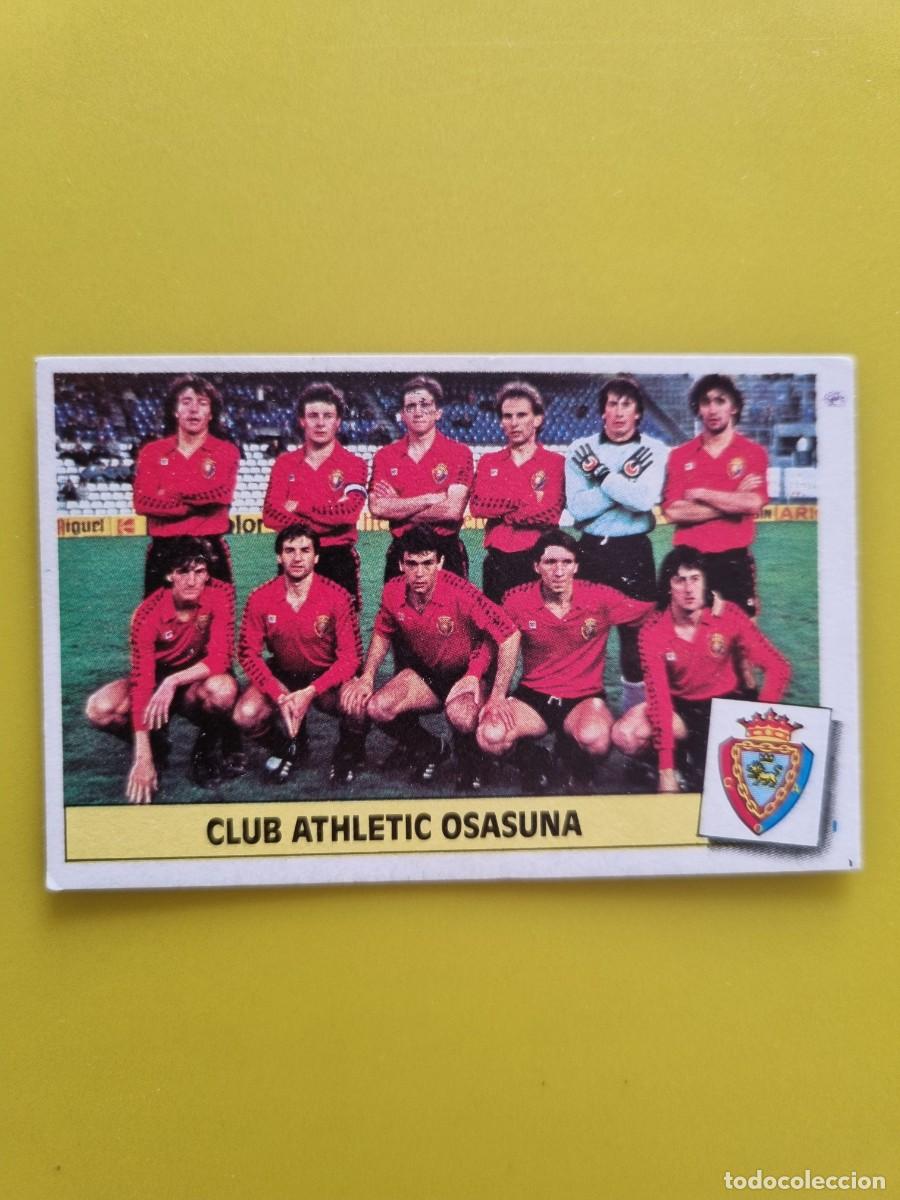 Cromos de f&uacute;tbol: CROMO LIGA ESTE 86 87 1986 1987 NUNCA PEGADO SIN PEGAR ALINECION CA OSASUNA AR1026