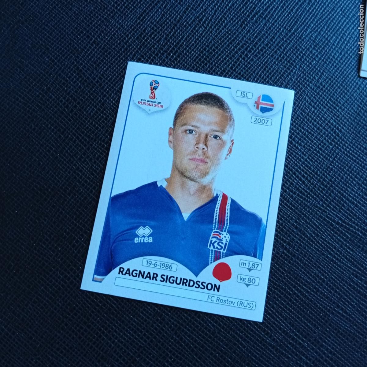 Cromos de f&uacute;tbol: 296 SIGURDSSON ISLANDIA PANINI MUNDIAL RUSIA 2018 CROMO FUTBOL 18 - SIN PEGAR - /CJ2