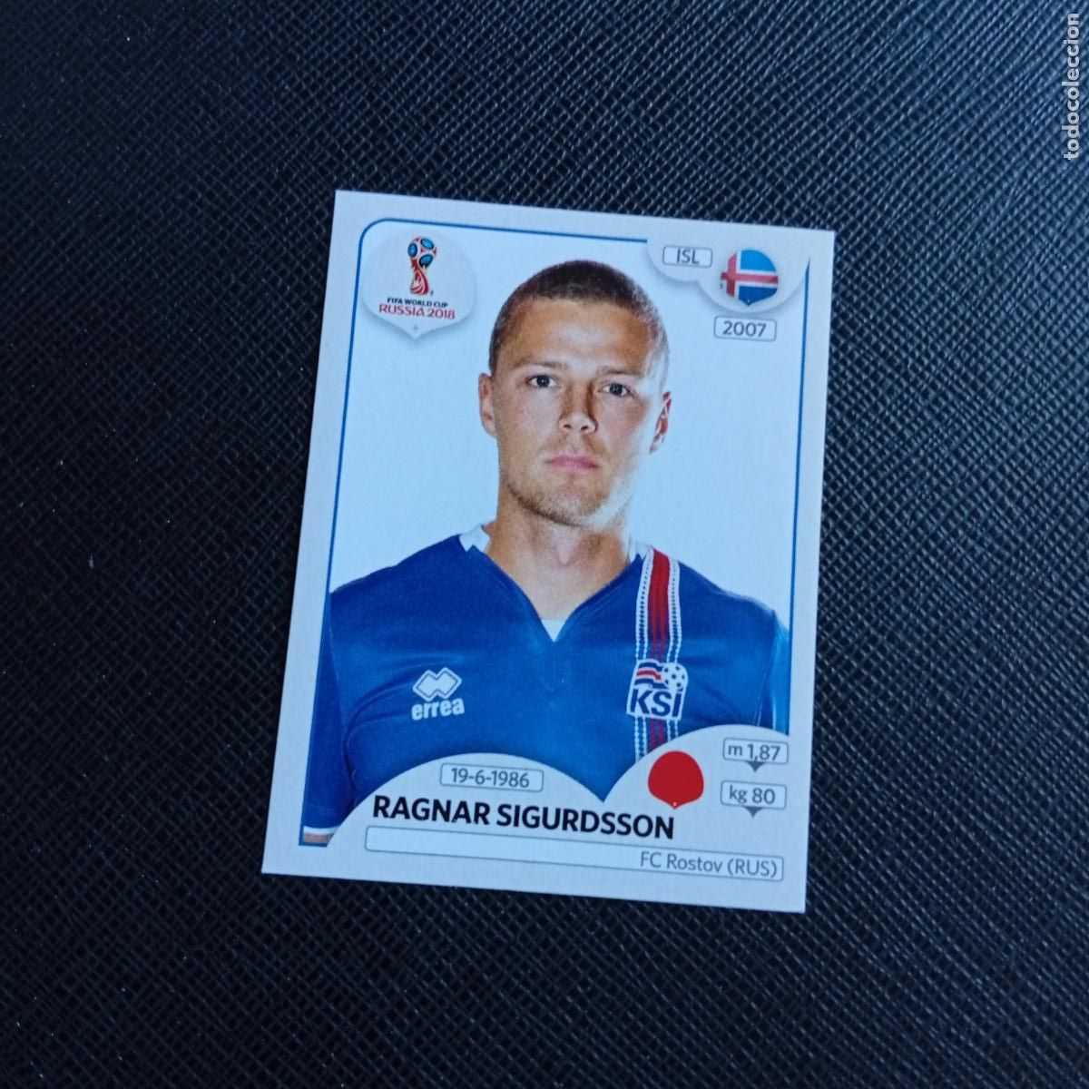 Cromos de f&uacute;tbol: 296 SIGURDSSON ISLANDIA PANINI MUNDIAL RUSIA 2018 CROMO FUTBOL 18 - SIN PEGAR - /CJ2