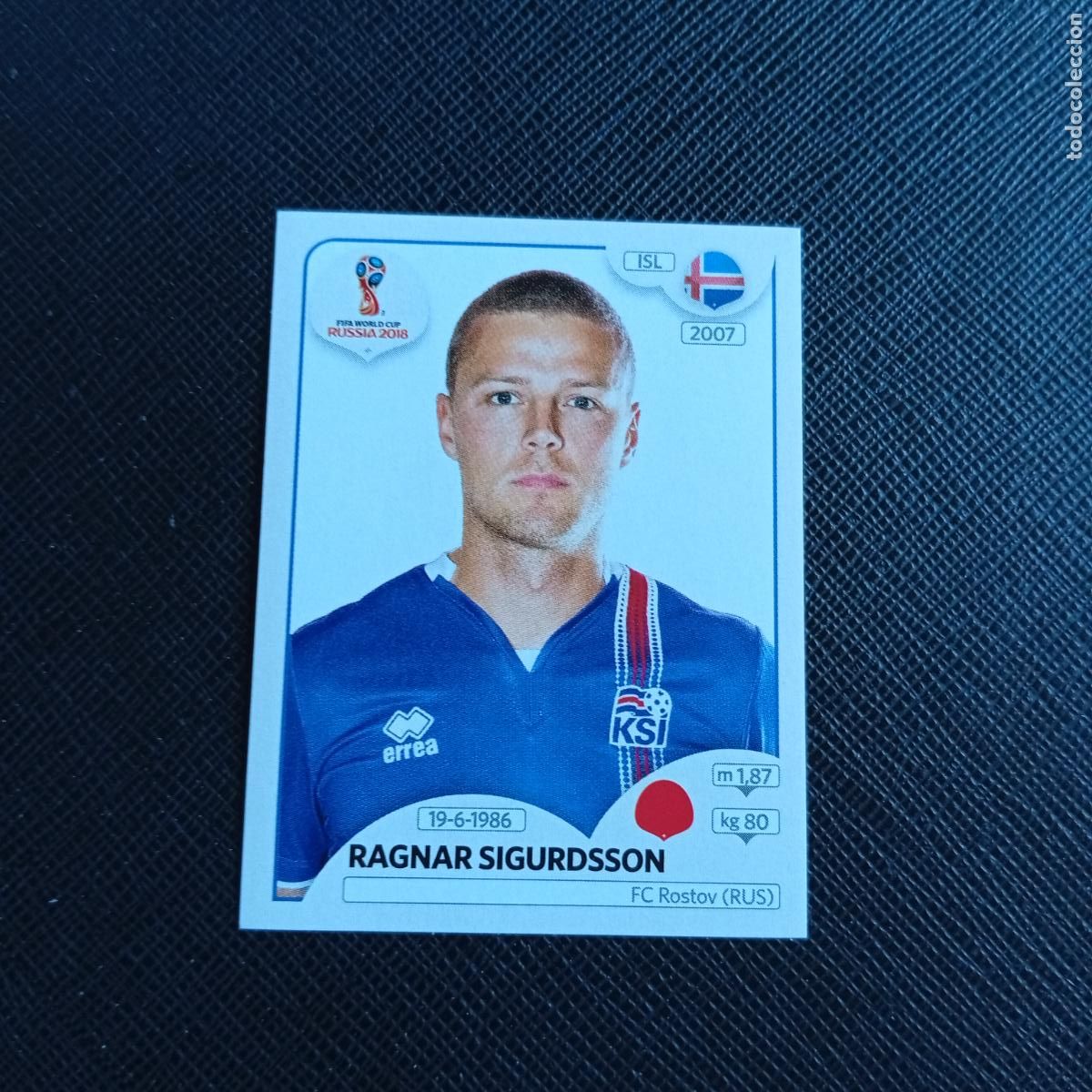 Cromos de f&uacute;tbol: 296 SIGURDSSON ISLANDIA PANINI MUNDIAL RUSIA 2018 CROMO FUTBOL 18 - SIN PEGAR - /CJ2 .