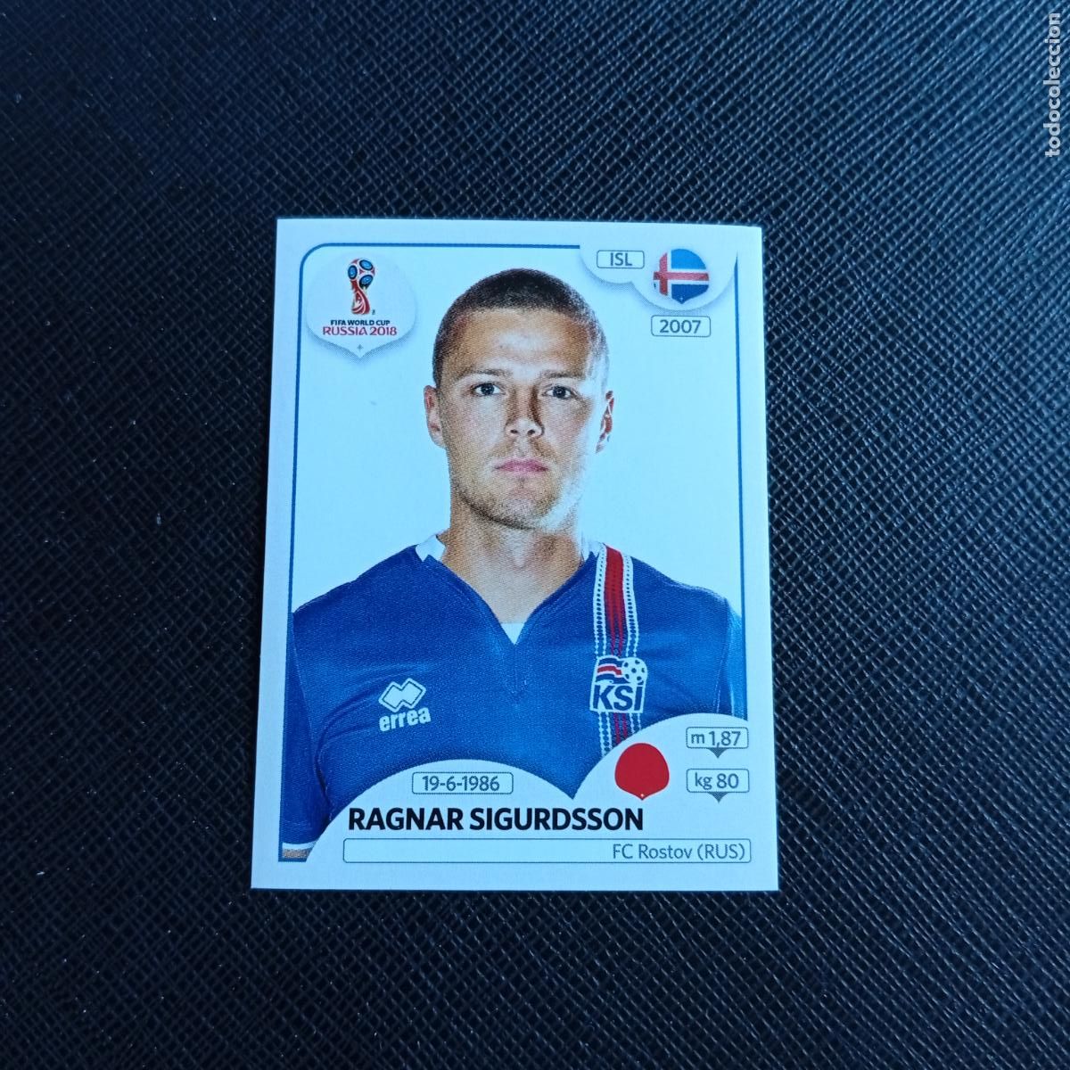 Cromos de f&uacute;tbol: 296 SIGURDSSON ISLANDIA PANINI MUNDIAL RUSIA 2018 CROMO FUTBOL 18 - SIN PEGAR - /CJ2 .