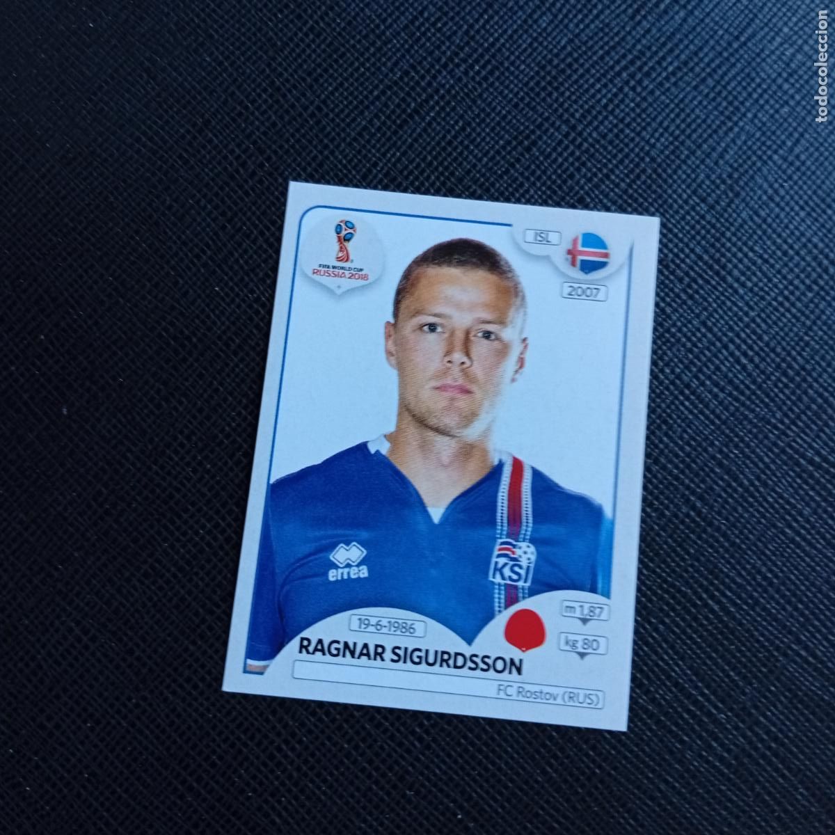 Cromos de f&uacute;tbol: 296 SIGURDSSON ISLANDIA PANINI MUNDIAL RUSIA 2018 CROMO FUTBOL 18 - SIN PEGAR - /CJ2 ..