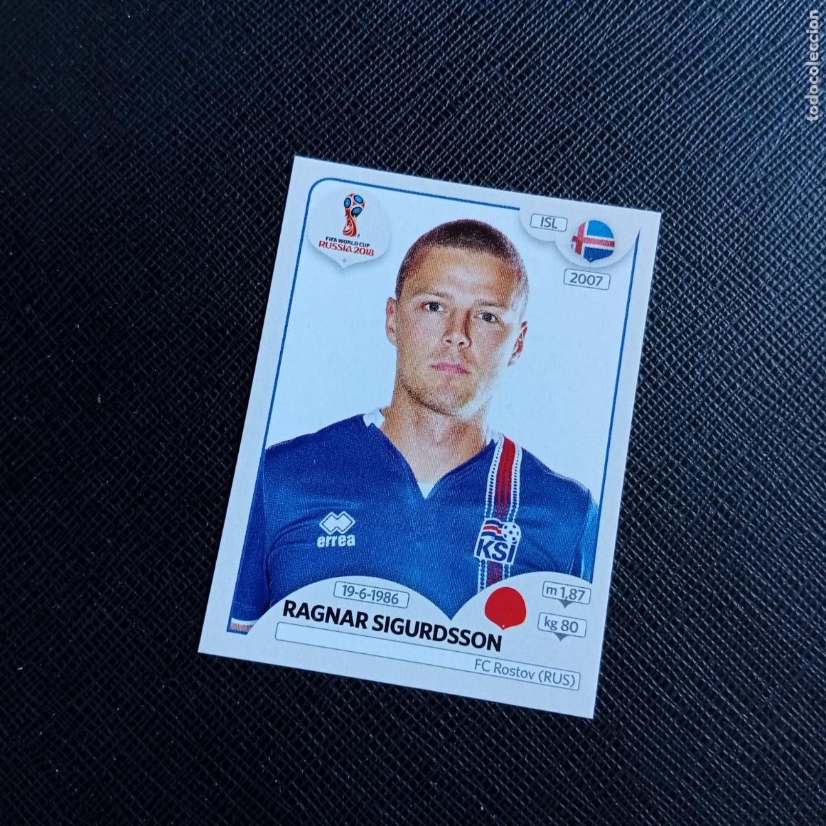 Cromos de f&uacute;tbol: 296 SIGURDSSON ISLANDIA PANINI MUNDIAL RUSIA 2018 CROMO FUTBOL 18 - SIN PEGAR - /CJ2 ....