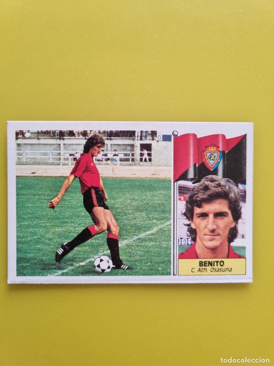Cromos de f&uacute;tbol: CROMO LIGA ESTE 86 87 1986 1987 NUNCA PEGADO SIN PEGAR BENITO CA OSASUNA AR1026