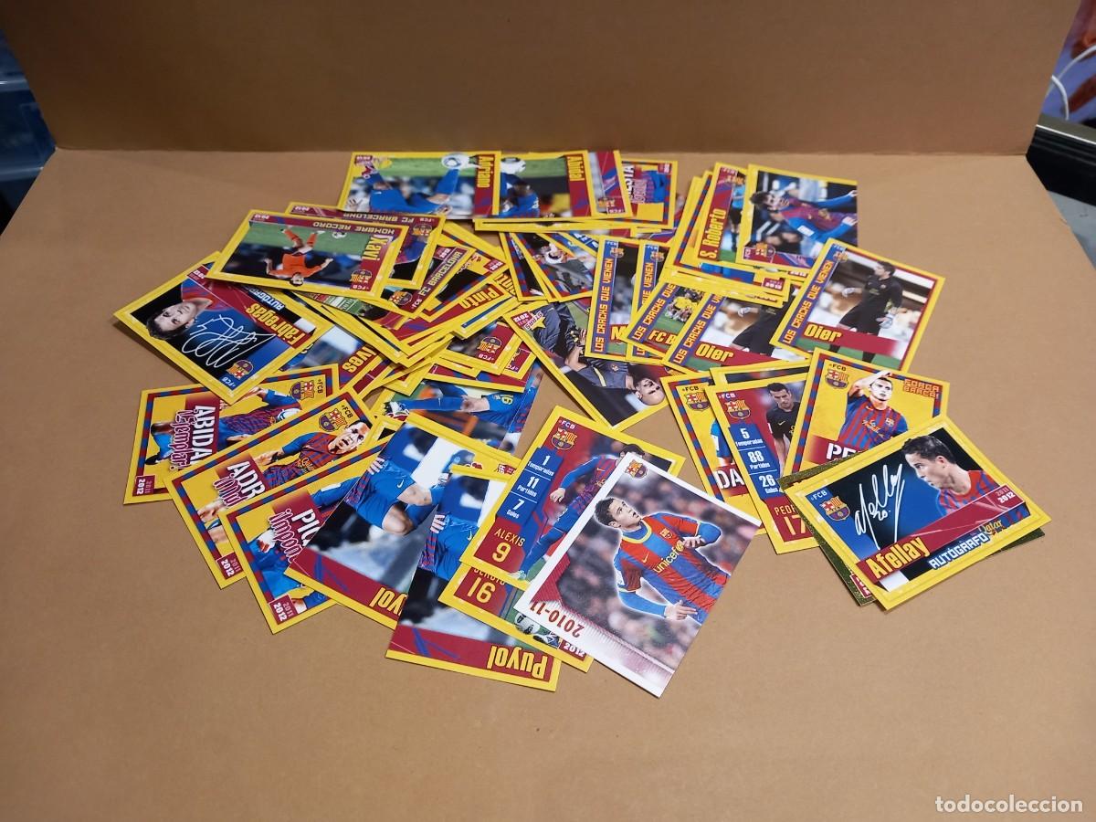 Cromos de f&uacute;tbol: LOTE 110 CROMOS DE F&Uacute;TBOL F.C.B. 2010- 2011 CROMOS DE F&Uacute;TBOL NUNCA PEGADOS PANINI / COMPRA M&Iacute;NIMA 5&euro;