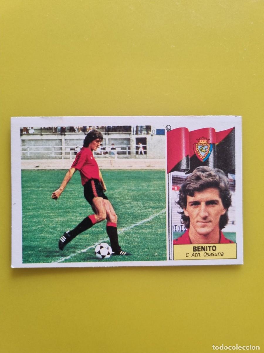 Cromos de f&uacute;tbol: CROMO LIGA ESTE 86 87 1986 1987 NUNCA PEGADO SIN PEGAR BENITO CA OSASUNA AR1026