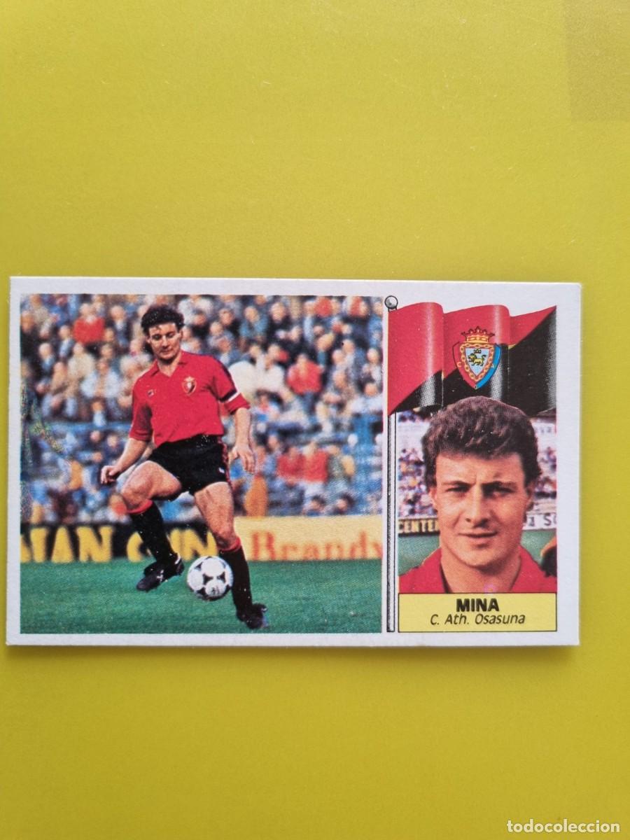 Cromos de f&uacute;tbol: CROMO LIGA ESTE 86 87 1986 1987 NUNCA PEGADO SIN PEGAR MINA CA OSASUNA AR1026