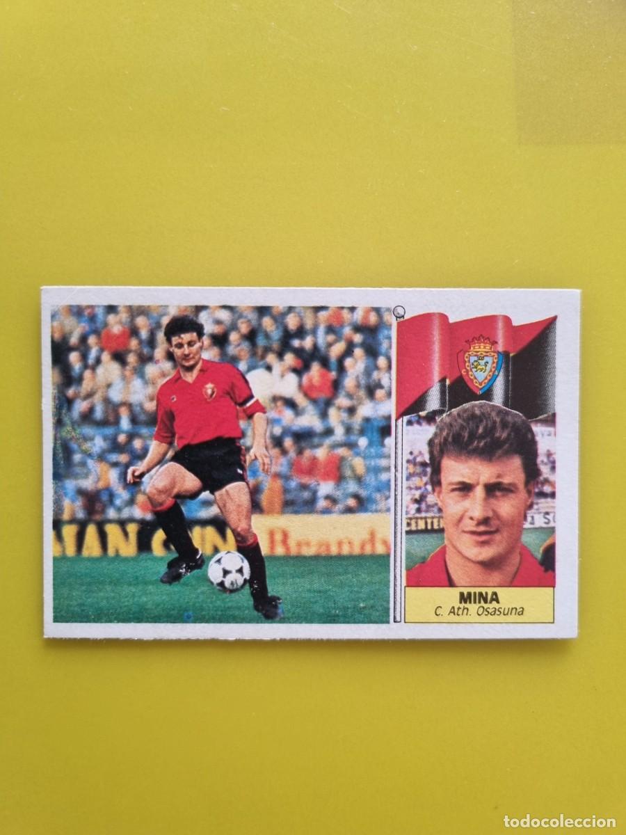 Cromos de f&uacute;tbol: CROMO LIGA ESTE 86 87 1986 1987 NUNCA PEGADO SIN PEGAR MINA CA OSASUNA AR1026