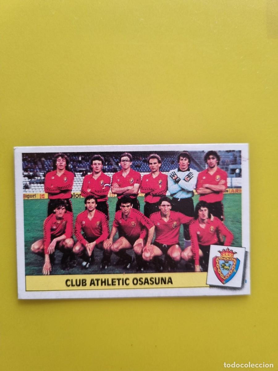 Cromos de f&uacute;tbol: CROMO LIGA ESTE 86 87 1986 1987 DESPEGADO ALINEACION CA OSASUNA AR1026