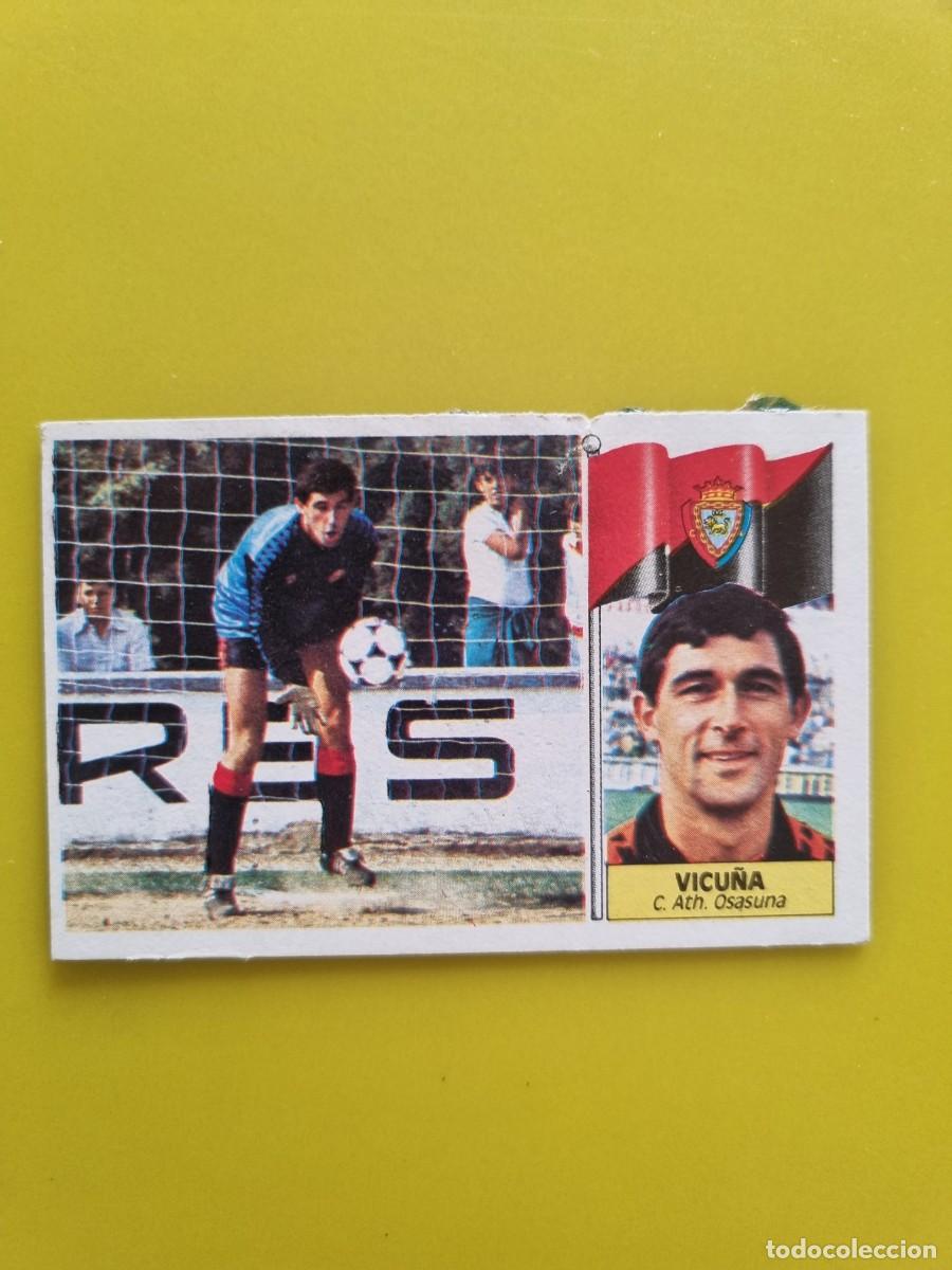 Cromos de f&uacute;tbol: CROMO LIGA ESTE 86 87 1986 1987 DESPEGADO VICU&Ntilde;A CA OSASUNA AR1026