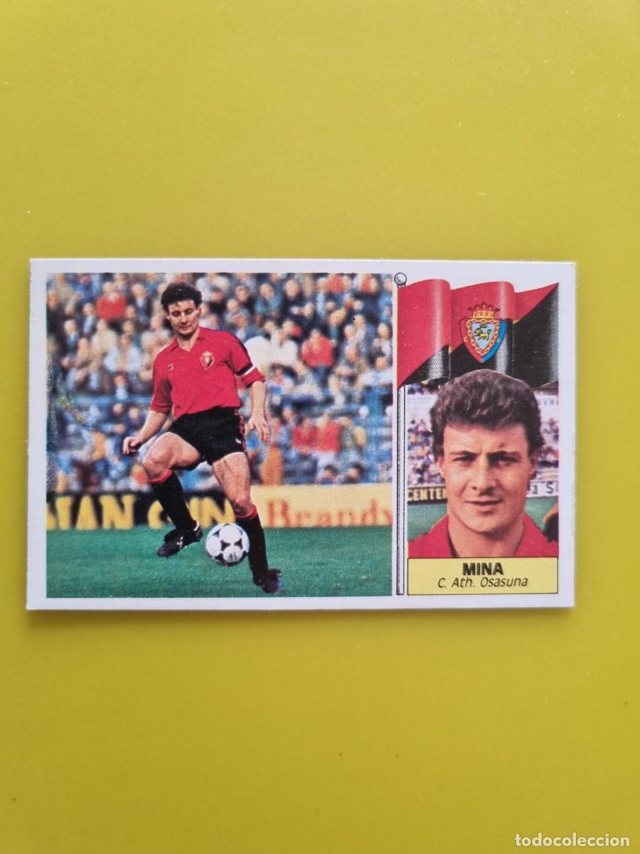 Cromos de f&uacute;tbol: CROMO LIGA ESTE 86 87 1986 1987 DESPEGADO MINA CA OSASUNA AR1026