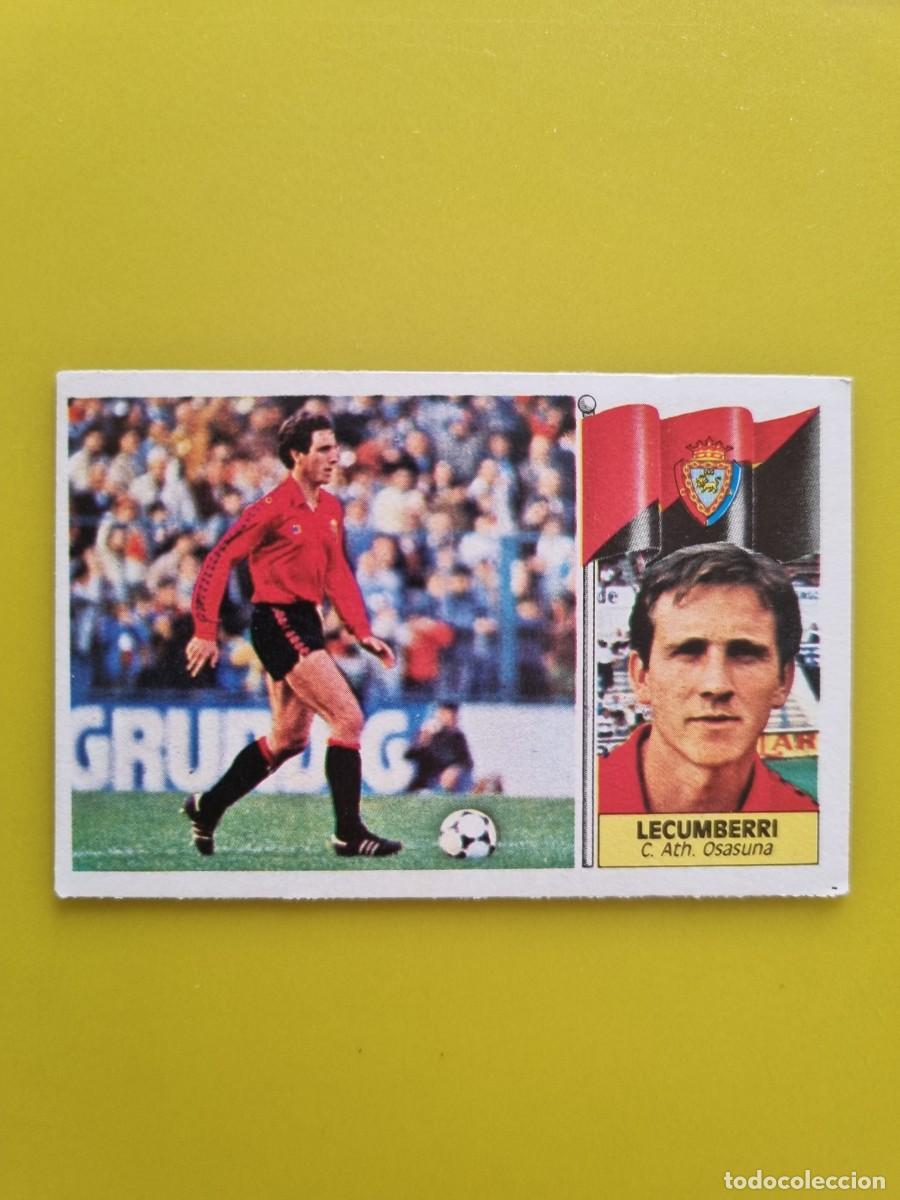 Cromos de f&uacute;tbol: CROMO LIGA ESTE 86 87 1986 1987 DESPEGADO LECUMBERRI CA OSASUNA AR1026