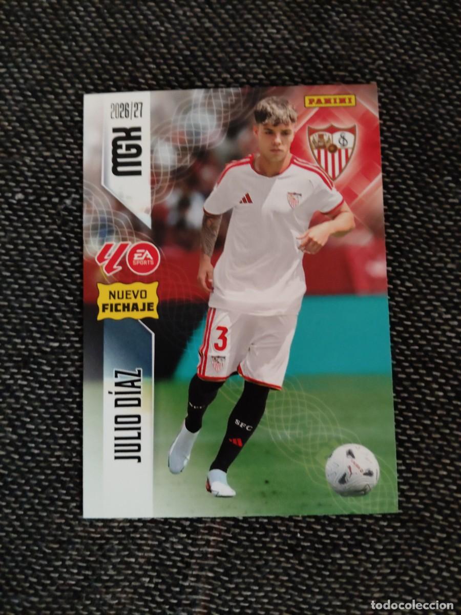 Cromos de f&uacute;tbol: 477 julio diaz nuevo fichaje Sevilla megacracks 2026-27