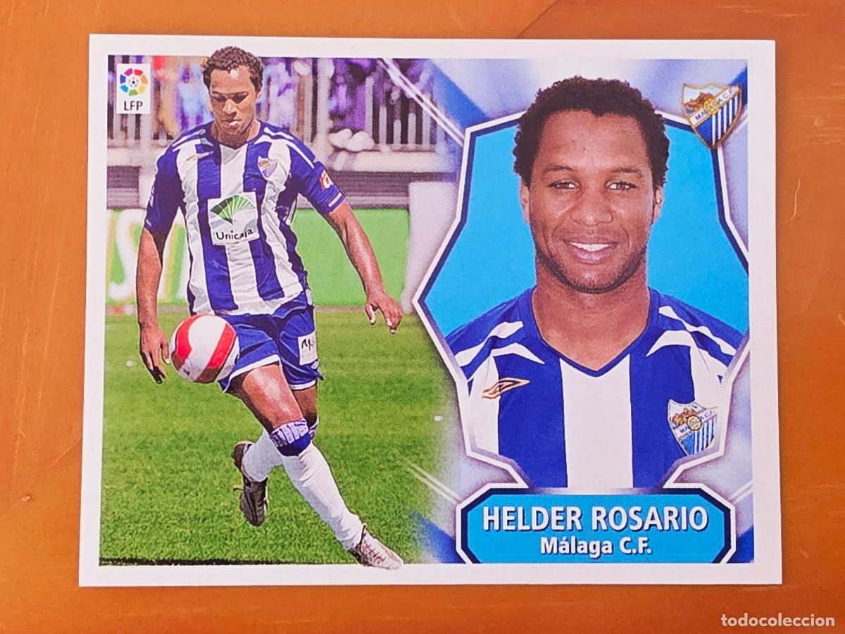 Cromos de f&uacute;tbol: Helder Rosario, M&aacute;laga CF, Panini Ediciones Liga Este 2008 2009 08 09, sin pegar