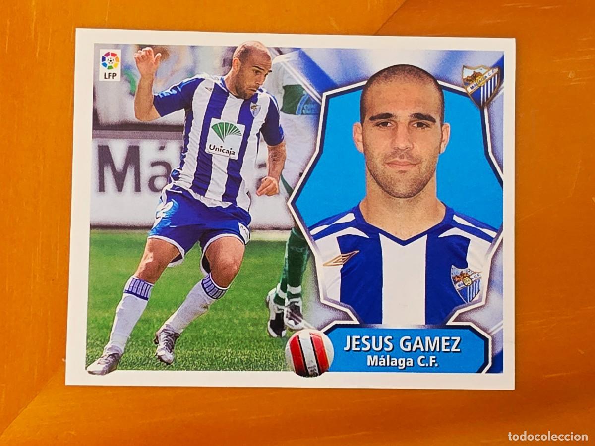 Cromos de f&uacute;tbol: Jes&uacute;s G&aacute;mez, M&aacute;laga CF, Panini Ediciones Liga Este 2008 2009 08 09, sin pegar