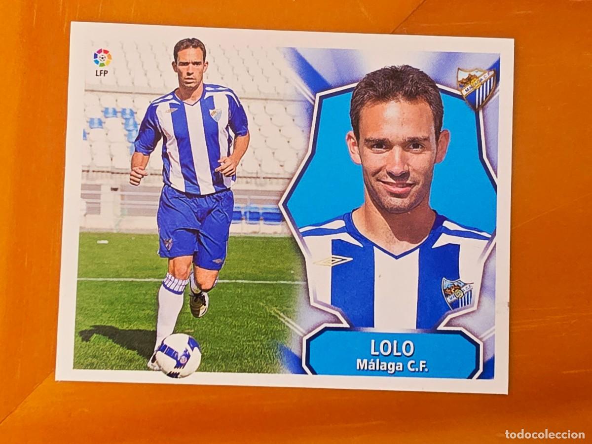 Cromos de f&uacute;tbol: Lolo Ortiz, M&aacute;laga CF, Panini Ediciones Liga Este 2008 2009 08 09, sin pegar