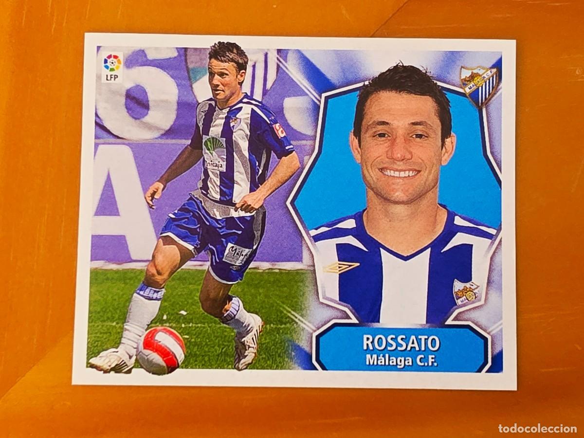 Cromos de f&uacute;tbol: Rossato, M&aacute;laga CF, Panini Ediciones Liga Este 2008 2009 08 09, sin pegar