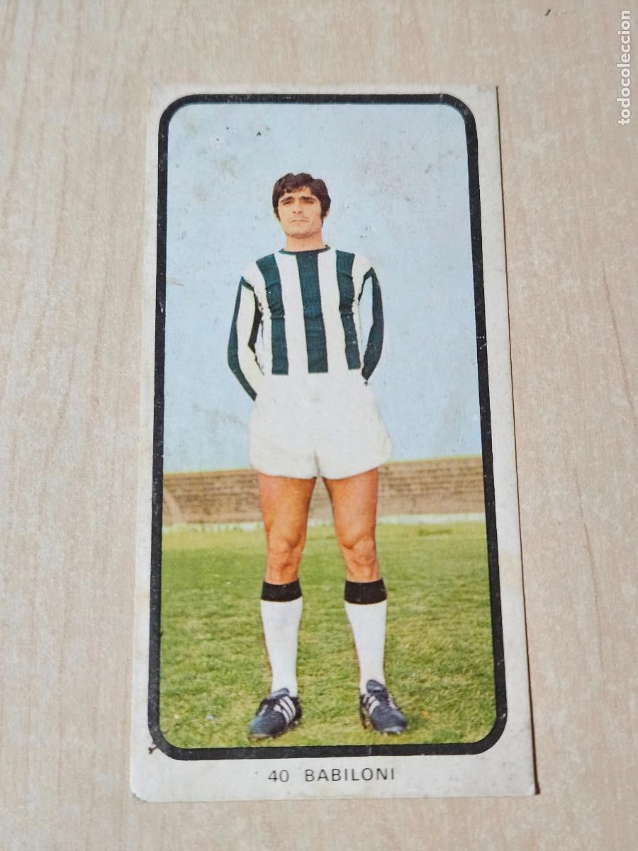 Cromos de f&uacute;tbol: CROMO N&ordm; 40 BABILONI - RUIZ ROMERO - 1973 1974 - 73 74 - CASTELLON - SIN PEGAR