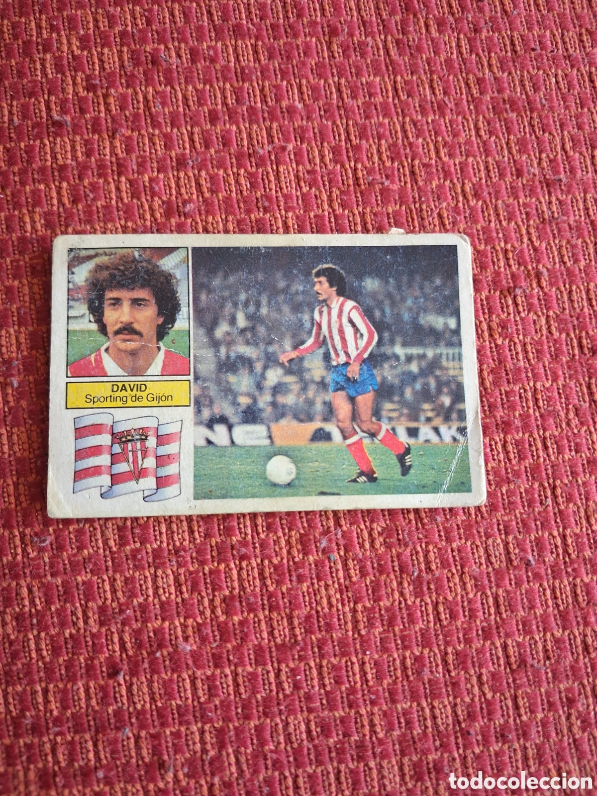 Cromos de f&uacute;tbol: Liga este 82 83 David baja del sporting recuperado del &aacute;lbum ver fotos