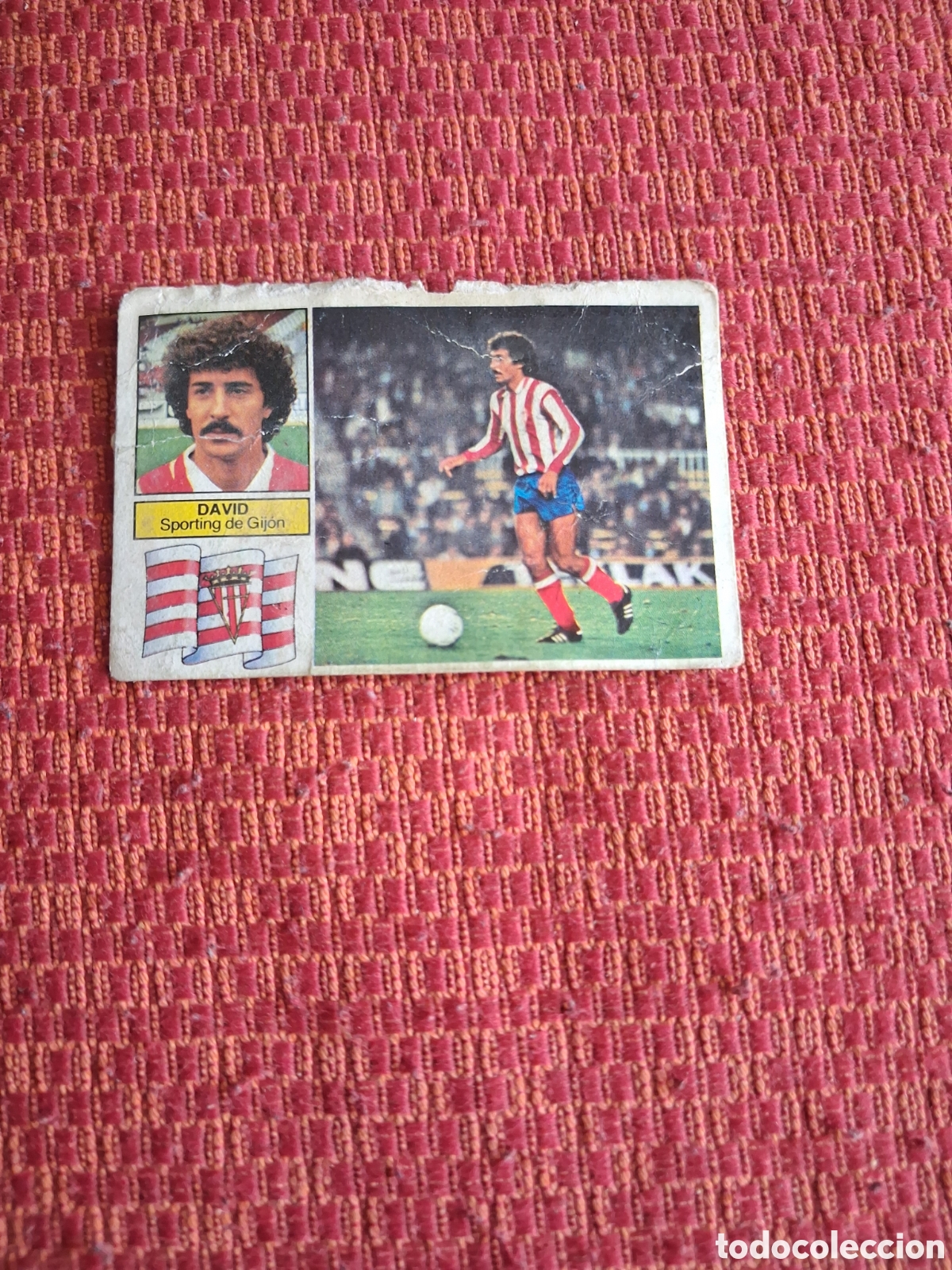 Cromos de f&uacute;tbol: Liga este 82 83 David baja del sporting recuperado del &aacute;lbum ver fotos