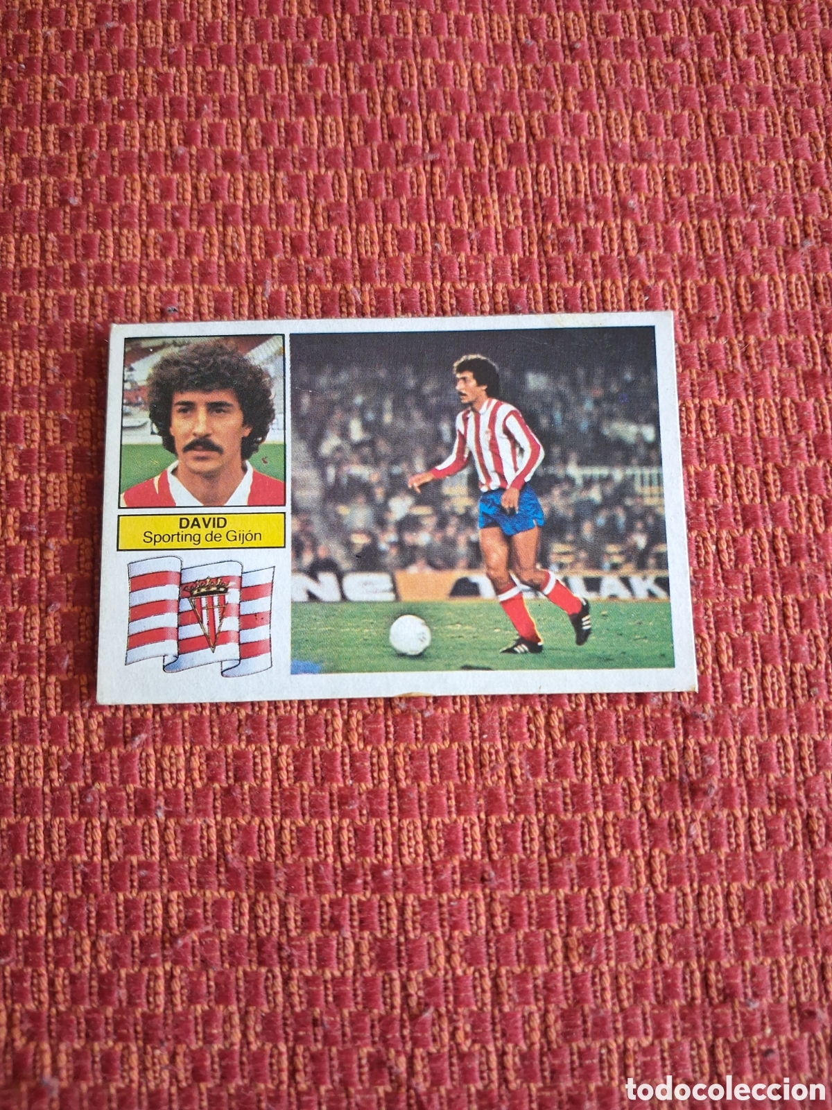 Cromos de f&uacute;tbol: Liga este 82 83 David baja del sporting recuperado del &aacute;lbum ver fotos