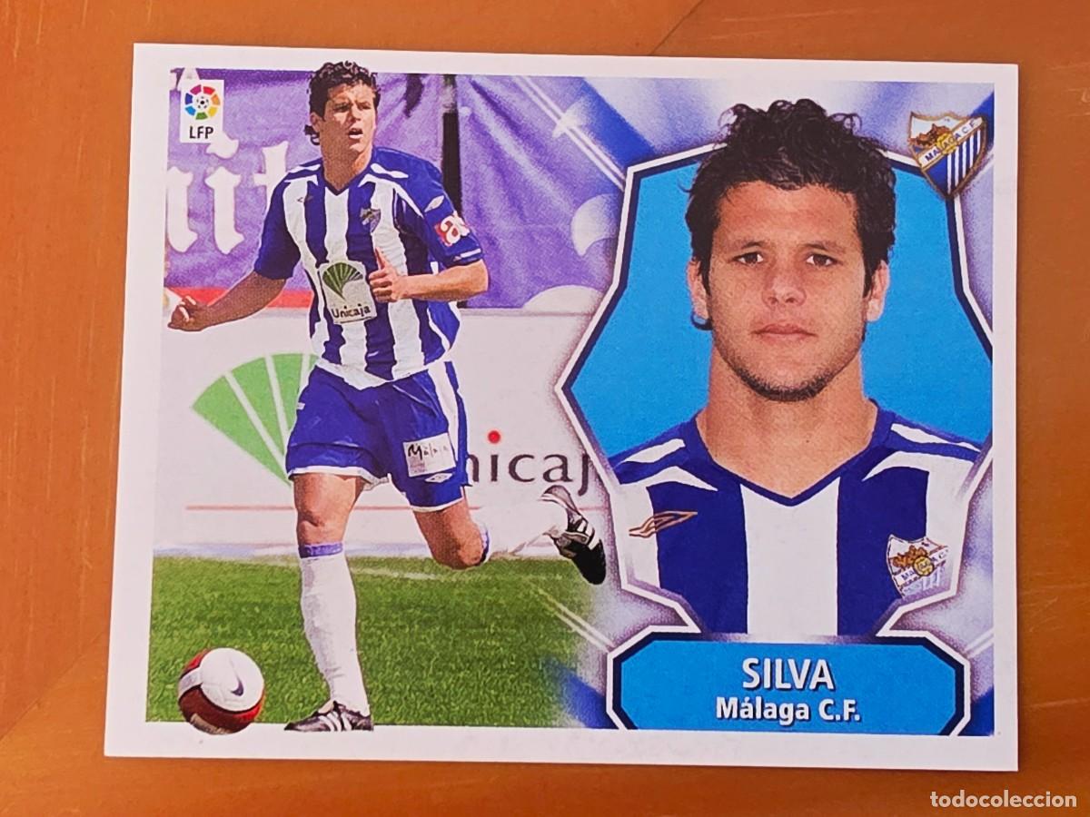 Cromos de f&uacute;tbol: &Aacute;lvaro Silva, M&aacute;laga CF, Panini Ediciones Liga Este 2008 2009 08 09, sin pegar