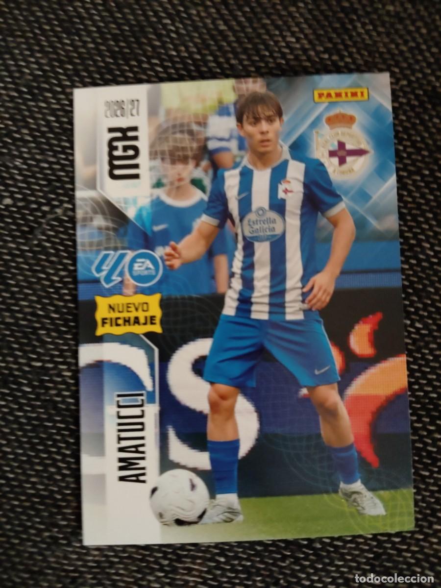 Cromos de f&uacute;tbol: 452 amatucci Depor nuevo fichaje megacracks 2026-27