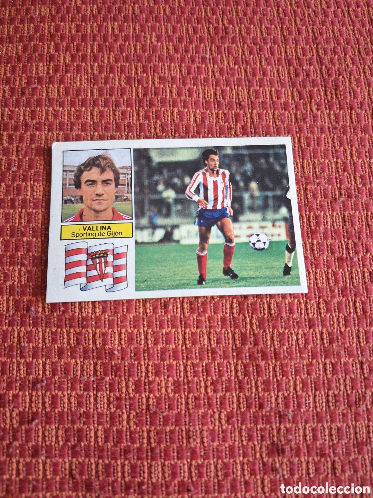 Cromos de f&uacute;tbol: Liga este 82 83 vallina baja del sporting recuperado del &aacute;lbum ver fotos