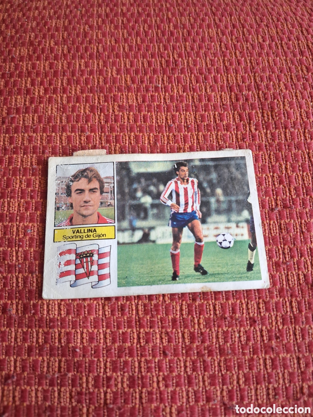 Cromos de f&uacute;tbol: Liga este 82 83 vallina baja del sporting recuperado del &aacute;lbum ver fotos