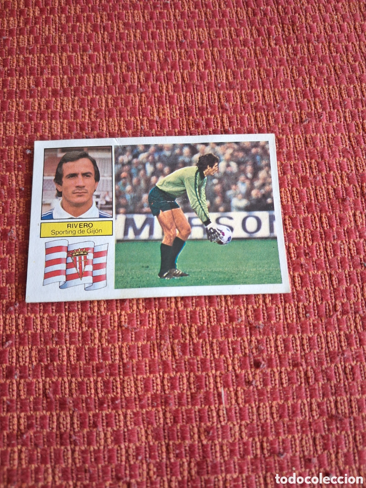Cromos de f&uacute;tbol: Liga este 82 83 rivero coloca del sporting recuperado del &aacute;lbum ver fotos