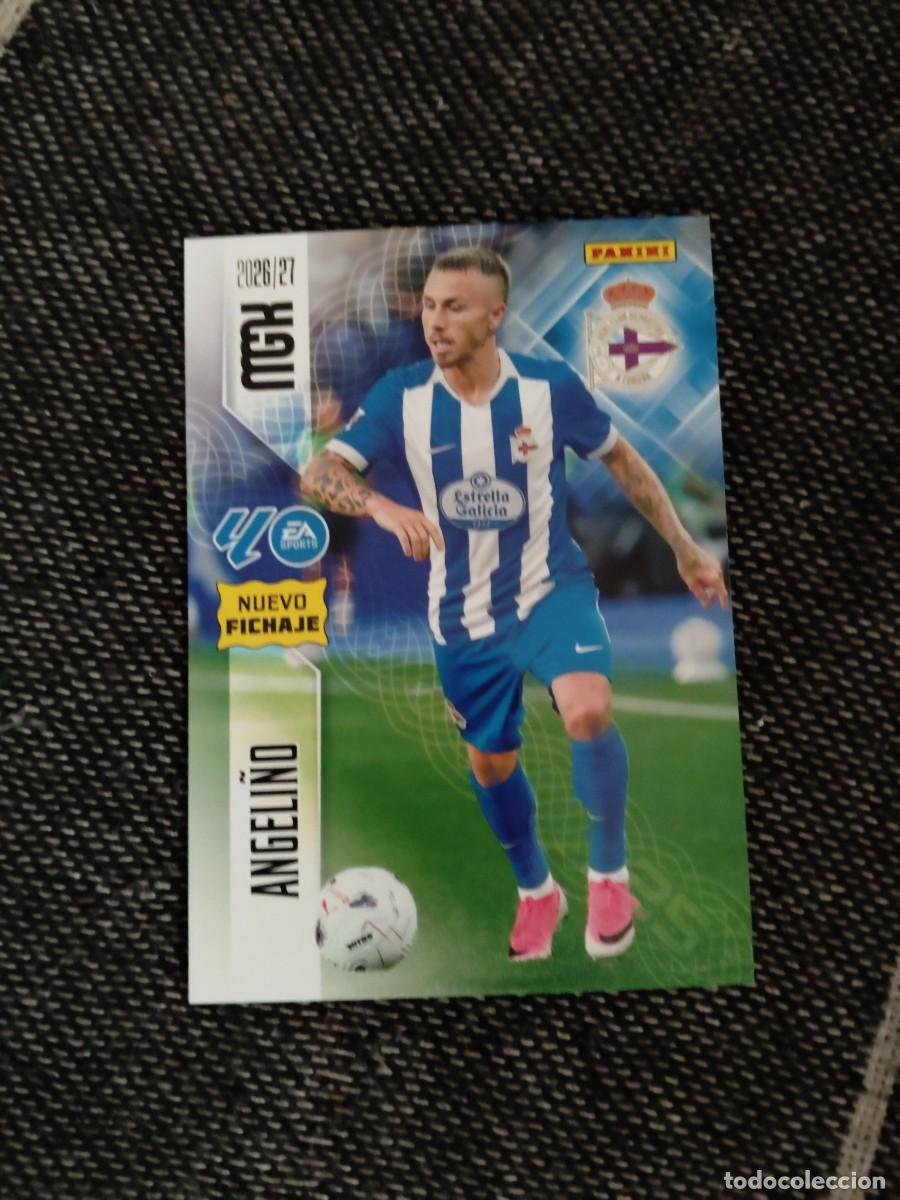 Cromos de f&uacute;tbol: 471 angeli&ntilde;o Depor nuevo fichaje megacracks 2026-27