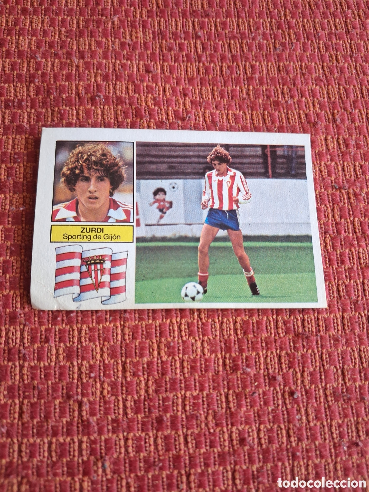 Cromos de f&uacute;tbol: Liga este 82 83 zurdi coloca del sporting recuperado del &aacute;lbum ver fotos