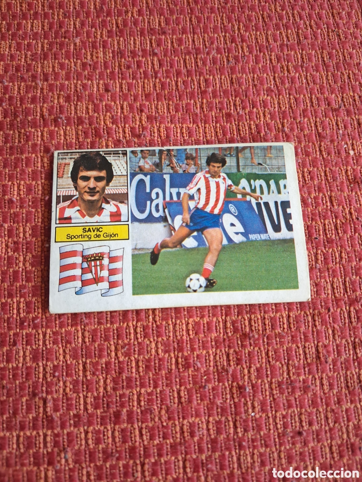 Cromos de f&uacute;tbol: Liga este 82 83 savic fichaje N 18 del sporting recuperado del &aacute;lbum ver fotos
