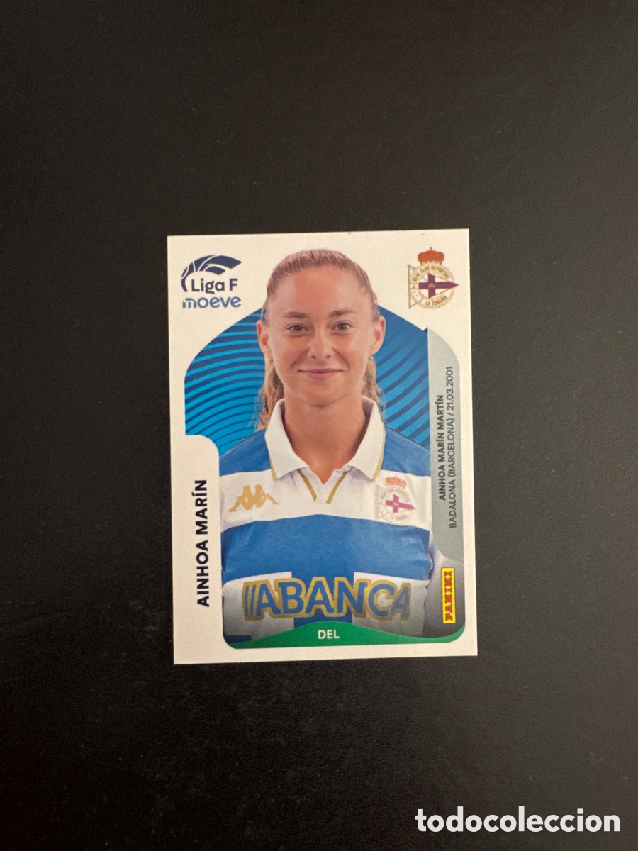 Cromos de f&uacute;tbol: AINHOA MAR&Iacute;N DEPORTIVO DE LA CORU&Ntilde;A NUMERO 137 LIGA F MOEVE 2025 2026