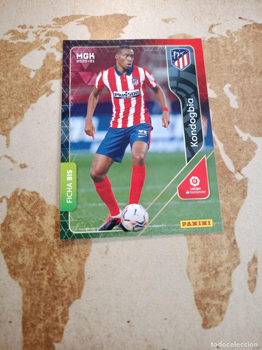 Cromos de f&uacute;tbol: Atl&eacute;tico de Madrid 51 bis KONDOGBIA Megacracks 2020-21