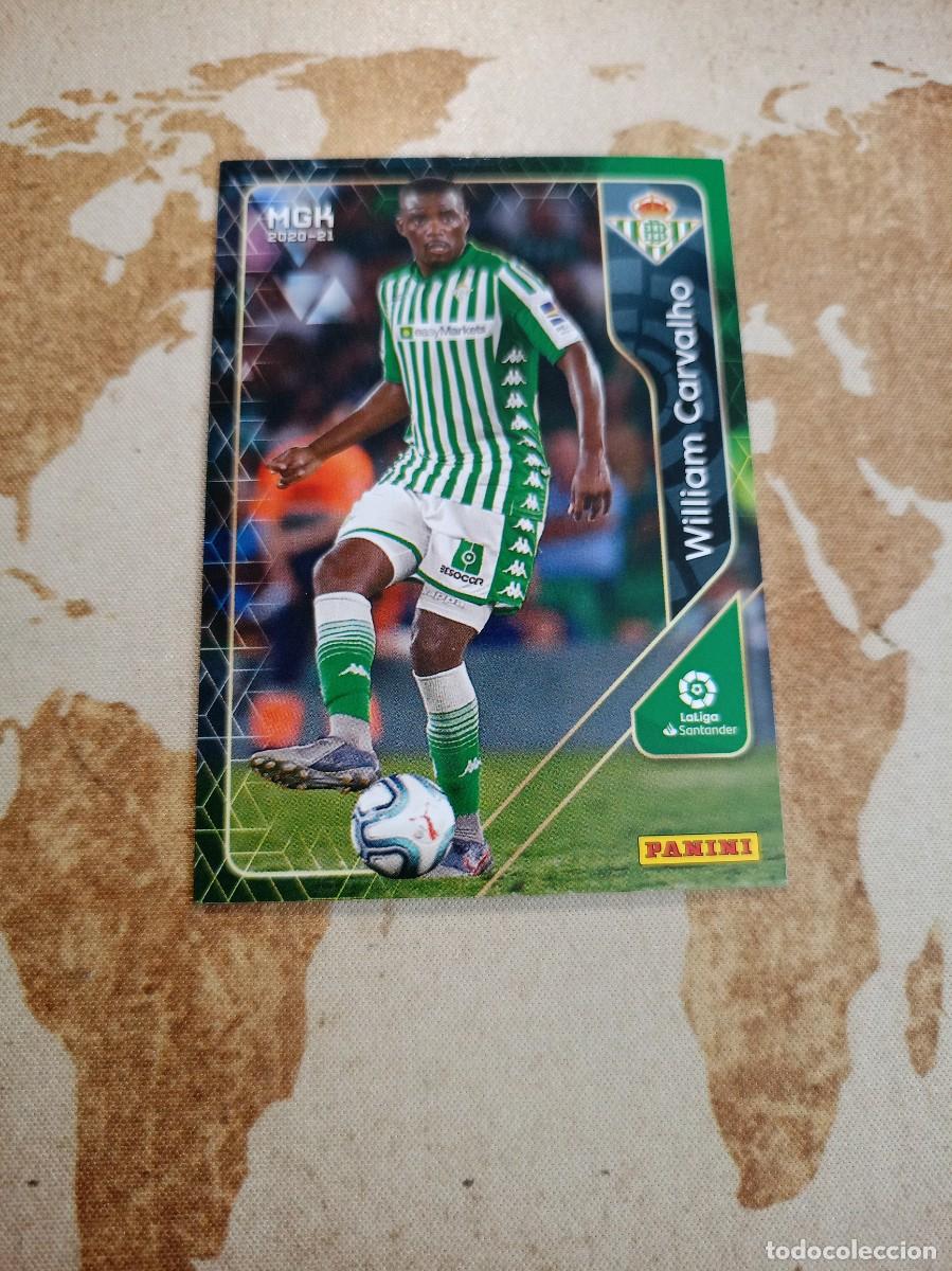 Cromos de f&uacute;tbol: Betis 81 WILLIAM CARVALHO Megacracks 2020-21