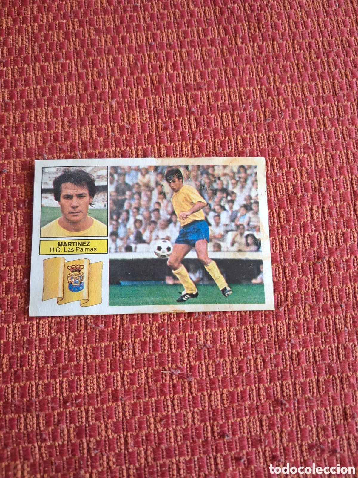 Cromos de f&uacute;tbol: Liga este 82 83 Mart&iacute;nez coloca de las palmas recuperado del &aacute;lbum ver fotos