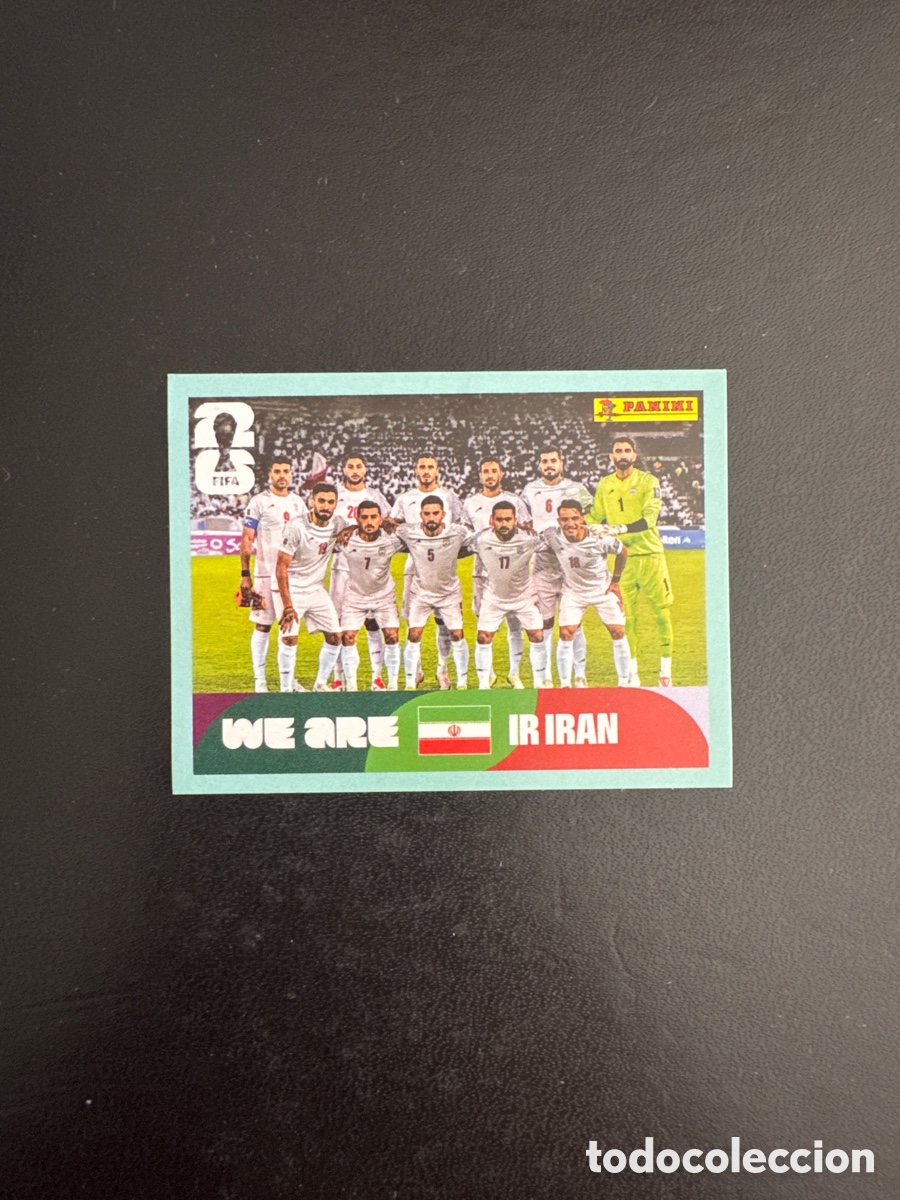 Cromos de f&uacute;tbol: PLANTILLA IR&Aacute;N NUMERO IRN 13 MUNDIAL 2026