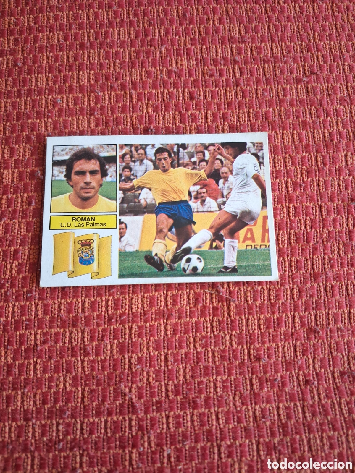 Cromos de f&uacute;tbol: Liga este 82 83 roman coloca de las palmas recuperado del &aacute;lbum ver fotos