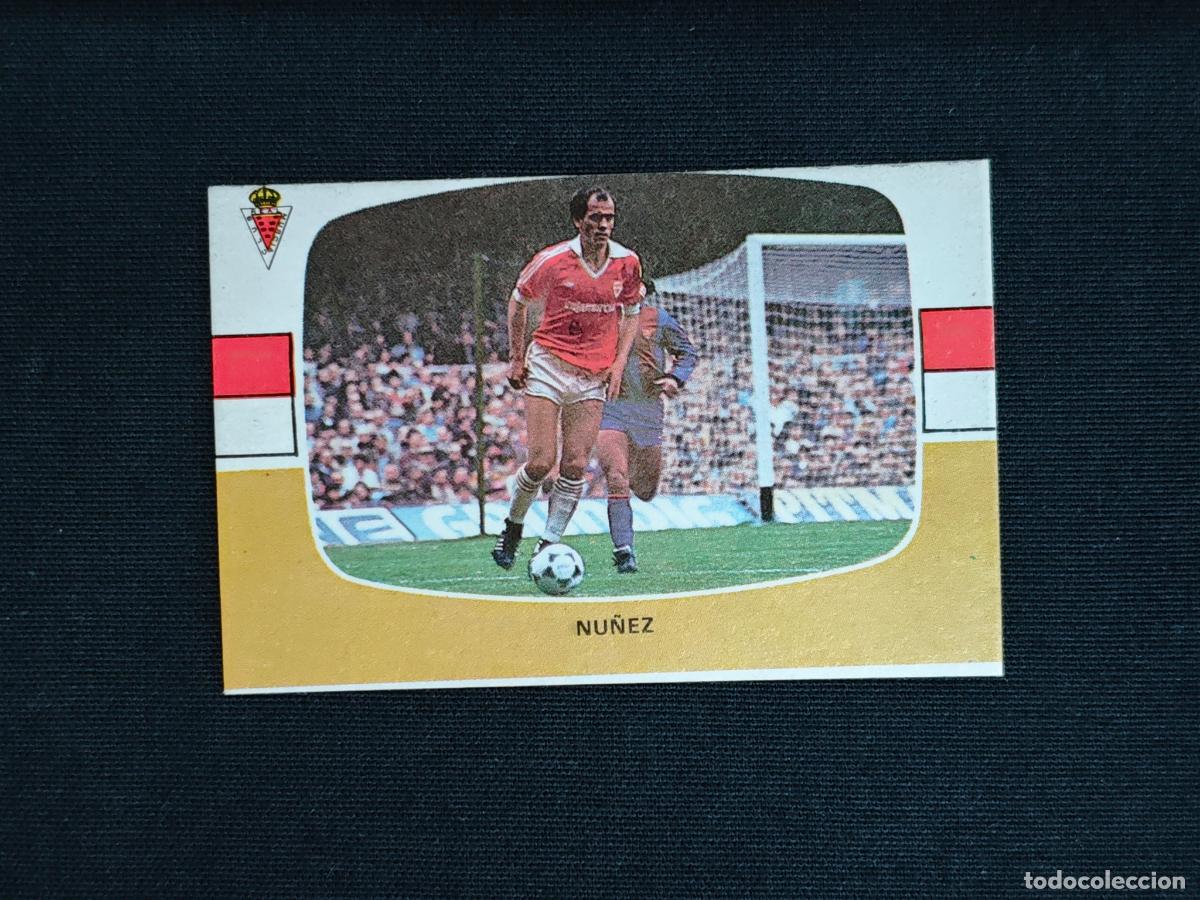 Cromos de f&uacute;tbol: CROMO DE FUTBOL - NU&Ntilde;EZ - MURCIA - LIGA 84 85 - 1984 1985 - CROMOS CANO SIN PEGAR