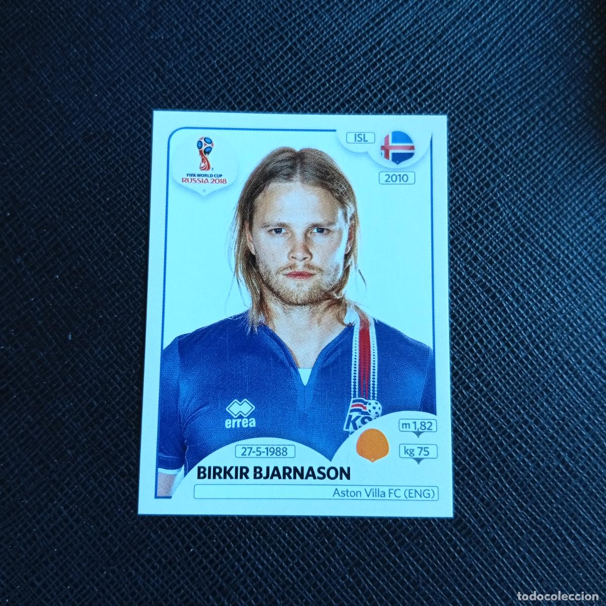 Cromos de f&uacute;tbol: 302 BJARNASON ISLANDIA PANINI MUNDIAL RUSIA 2018 CROMO FUTBOL 18 - SIN PEGAR - /CJ2