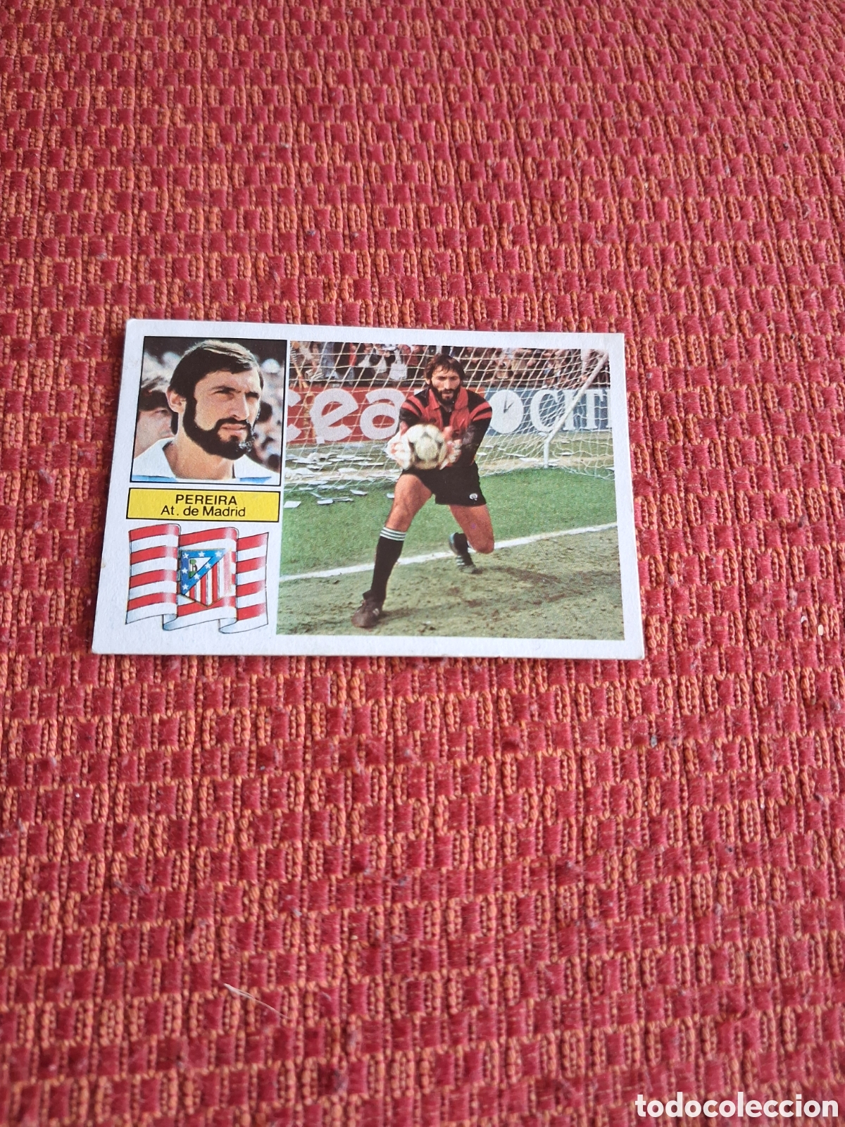 Fu&szlig;ball-Sticker: Liga este 82 83 pereira coloca del Atl&eacute;tico de Madrid recuperado del &aacute;lbum ver fotos