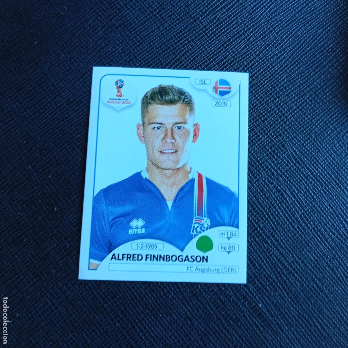 Cromos de f&uacute;tbol: 308 FINNBOGASON ISLANDIA PANINI MUNDIAL RUSIA 2018 CROMO FUTBOL 18 - SIN PEGAR - /CJ2 ..