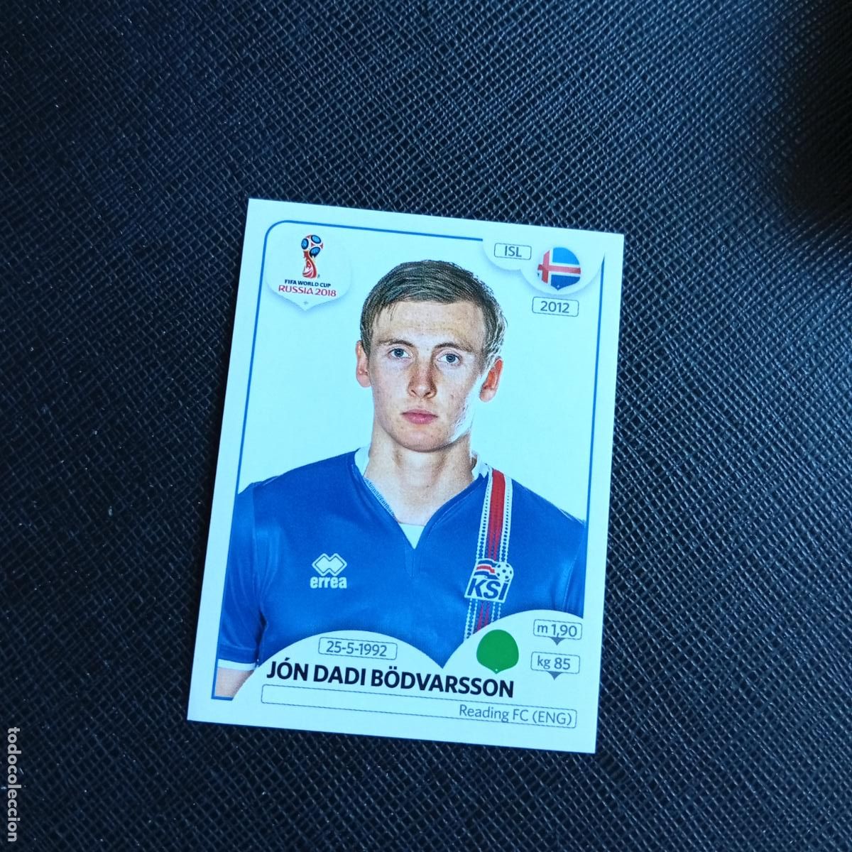 Cromos de f&uacute;tbol: 309 BODVARSSON ISLANDIA PANINI MUNDIAL RUSIA 2018 CROMO FUTBOL 18 - SIN PEGAR - /CJ2 .