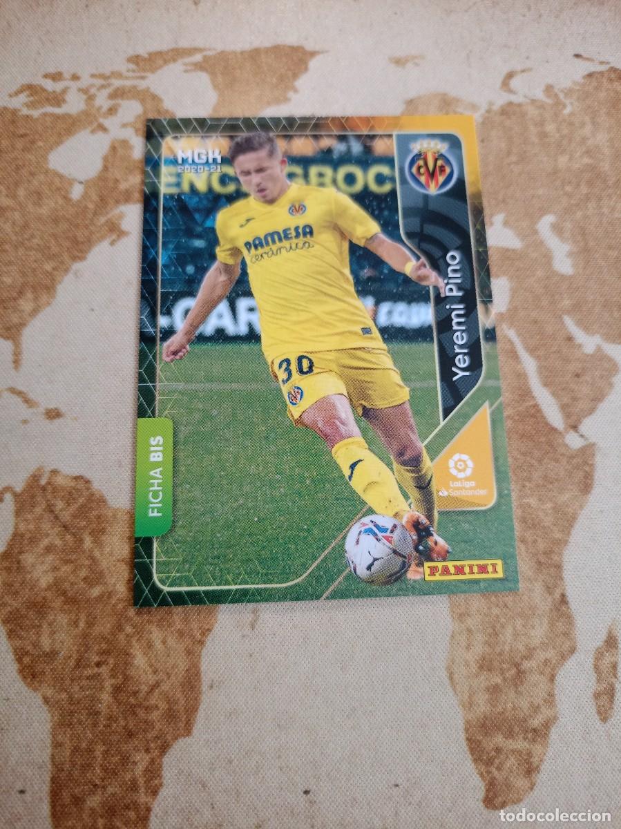 Cromos de f&uacute;tbol: Villarreal 340 bis YEREMI PINO Megacracks 2020-21