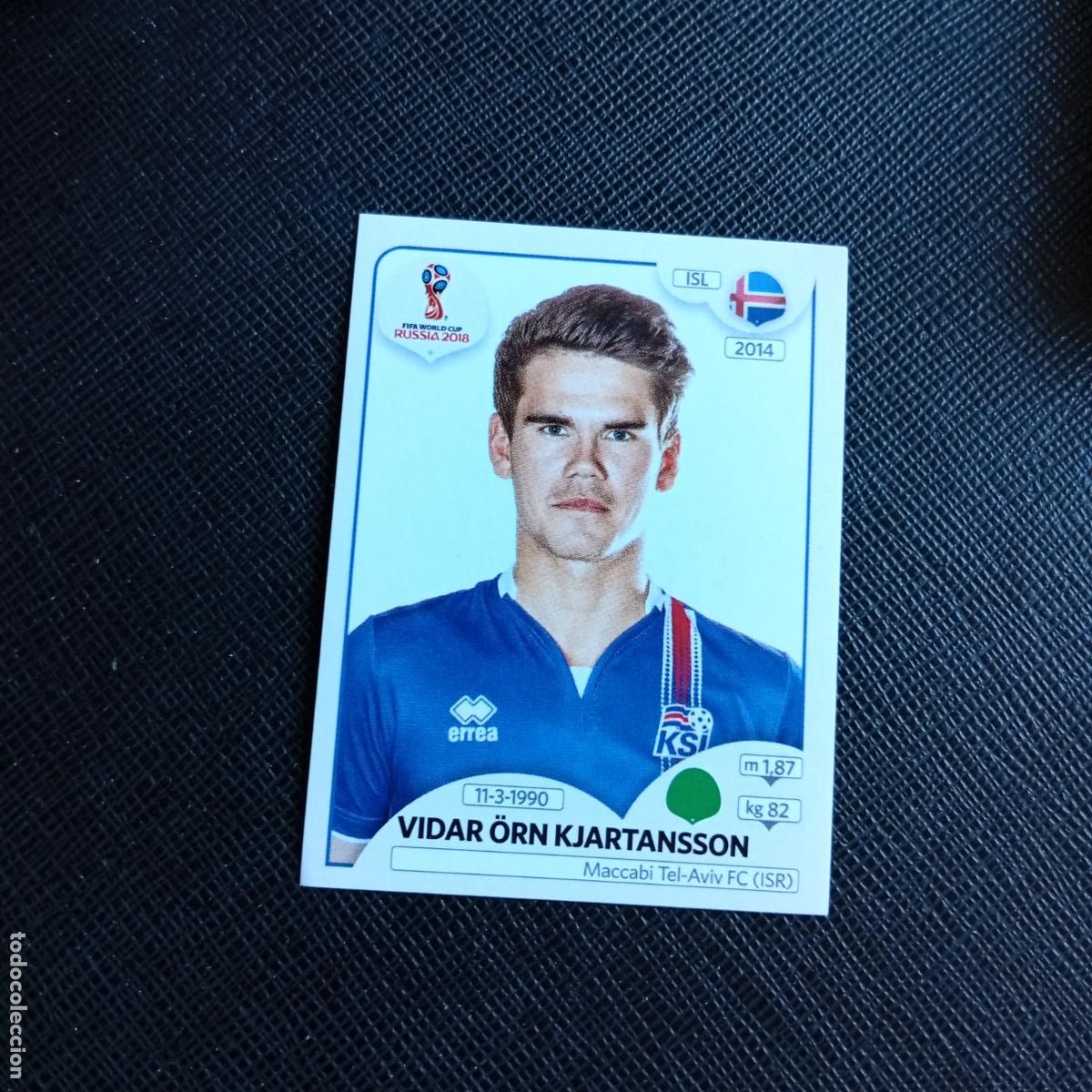 Cromos de f&uacute;tbol: 310 KJARTANSSON ISLANDIA PANINI MUNDIAL RUSIA 2018 CROMO FUTBOL 18 - SIN PEGAR - /CJ2 D