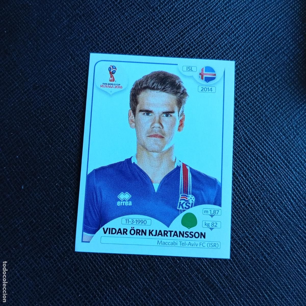 Cromos de f&uacute;tbol: 310 KJARTANSSON ISLANDIA PANINI MUNDIAL RUSIA 2018 CROMO FUTBOL 18 - SIN PEGAR - /CJ2 D