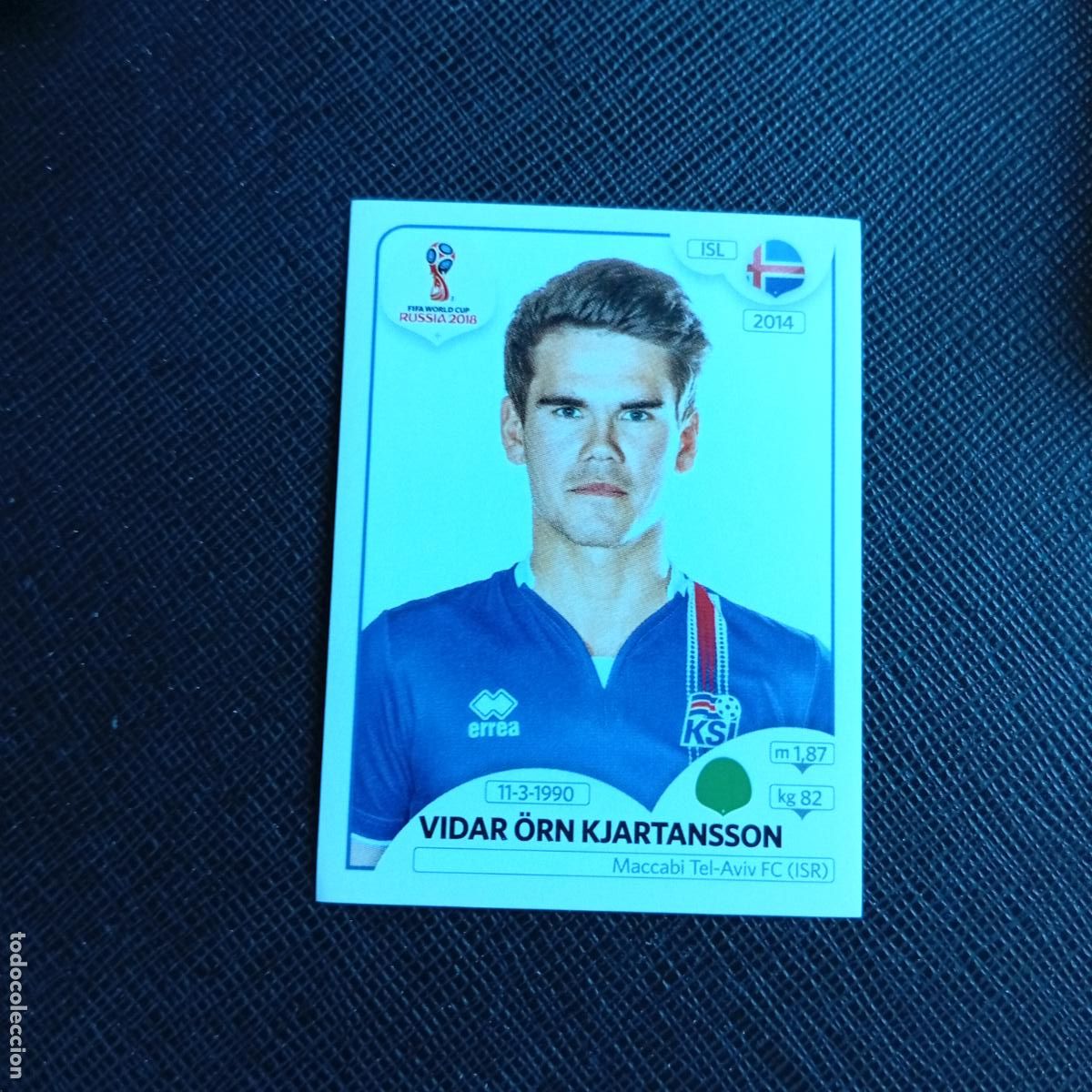 Cromos de f&uacute;tbol: 310 KJARTANSSON ISLANDIA PANINI MUNDIAL RUSIA 2018 CROMO FUTBOL 18 - SIN PEGAR - /CJ2